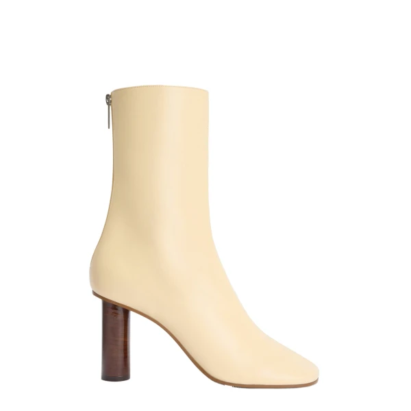 Paris Texas Alice 85 Ankle Boots in Butter Nappa Leather