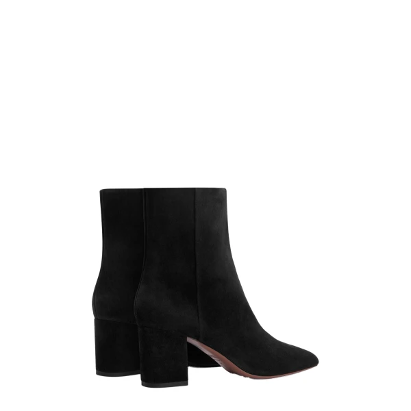 Anja 70 Ankle Boots in Black Suede - Image 3