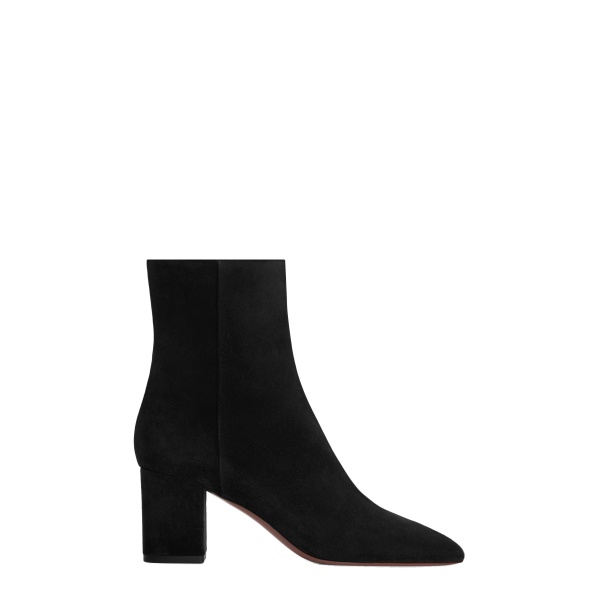 Paris Texas Anja 70 Ankle Boots in Black Suede