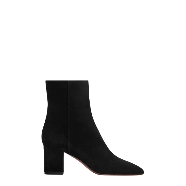 Paris Texas Anja 70 Ankle Boots in Black Suede