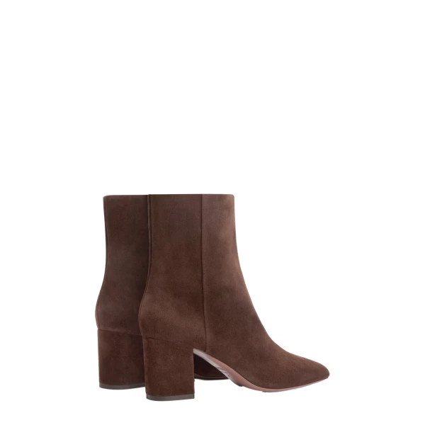 Anja 70 Ankle Boots in Cioccolato Suede - Image 3