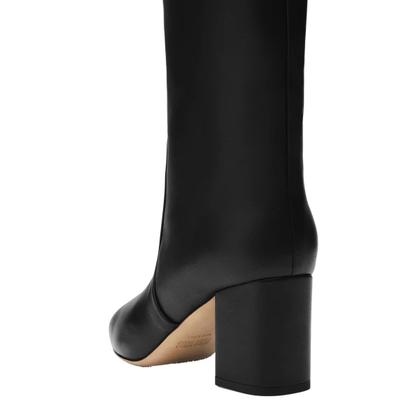 Anja 70 Boots in Black Leather - Image 5