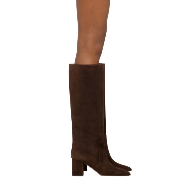 Anja 70 Boots in Cioccolato Suede - Image 6
