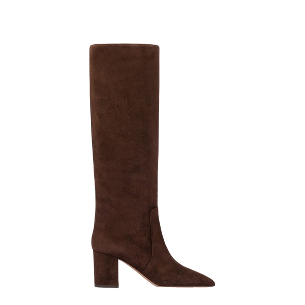 Paris Texas Anja 70 Boots in Cioccolato Suede