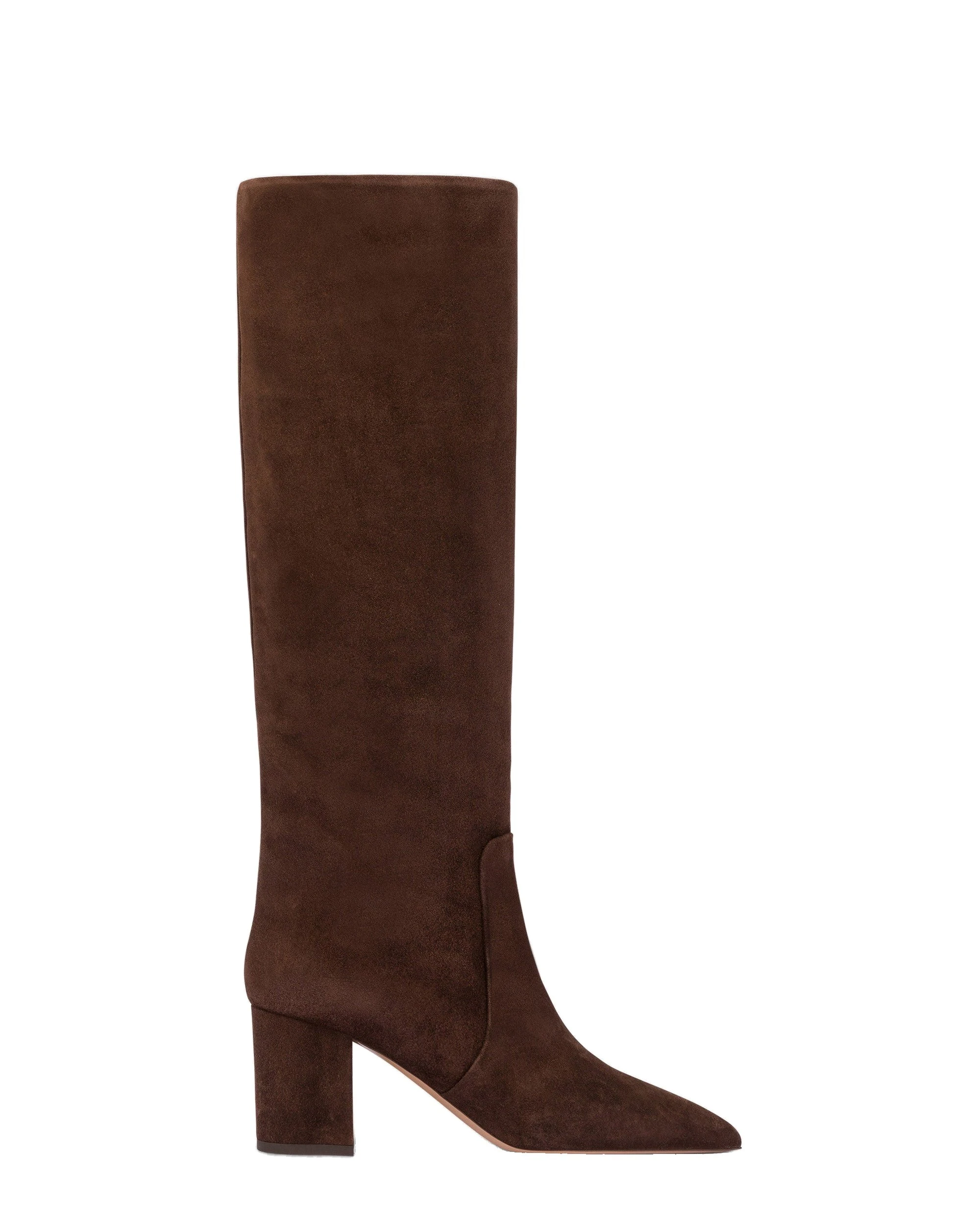 Paris Texas Anja 70 Boots in Cioccolato PX1088XV003 | Luxury Shoes Paris Texas Anja 70 Boots in Cioccolato Suede