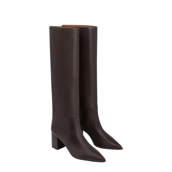 Anja 70 Boots in Ebano Leather - Image 2