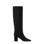 Paris Texas Anja 70 Boots in Off Black Suede