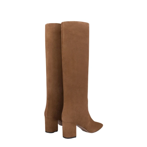 Anja 70 Boots in Sigaro Suede - Image 3