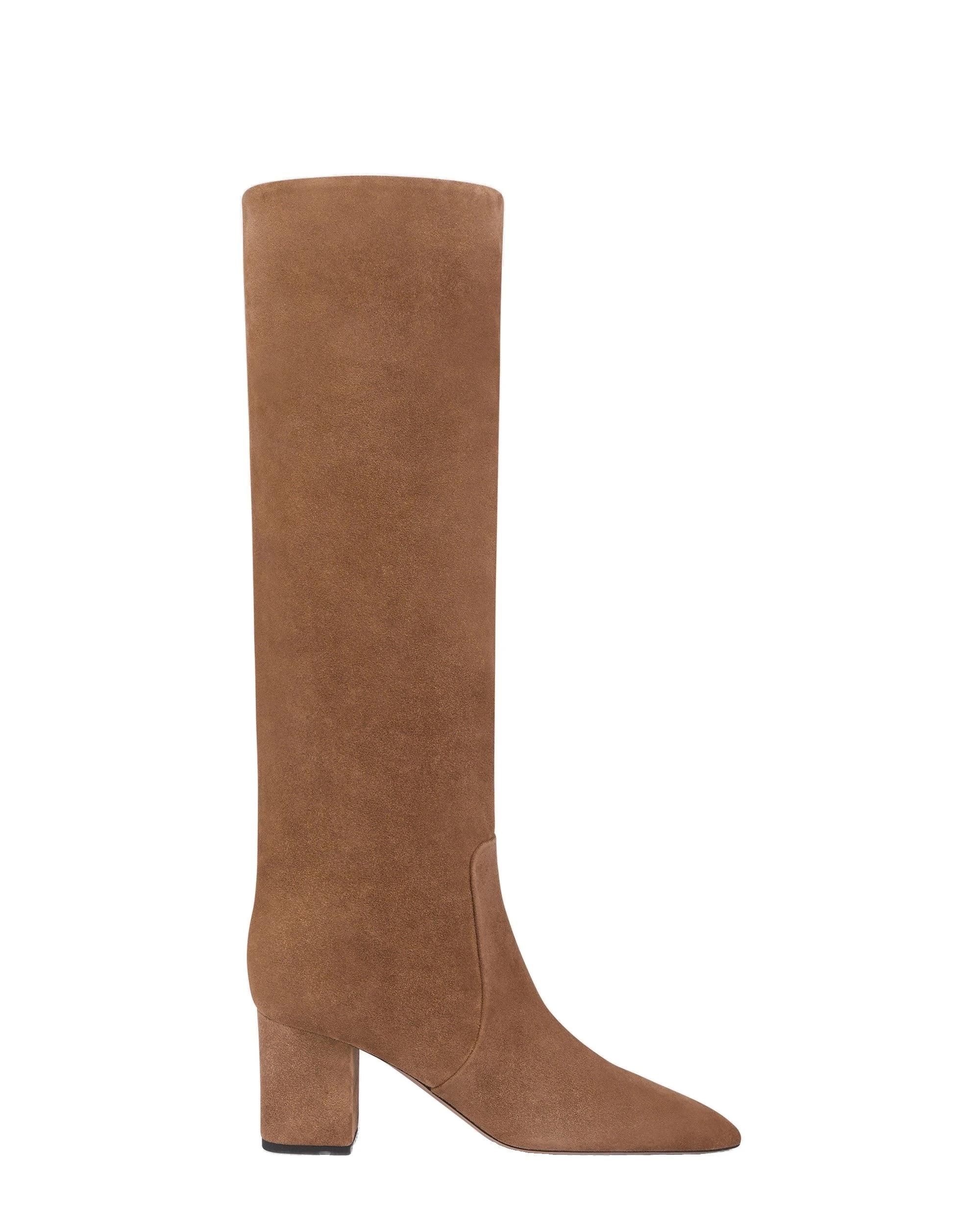 Paris Texas Anja 70 Boots in Sigaro | Luxury Shoes Paris Texas Anja 70 Boots in Sigaro Suede