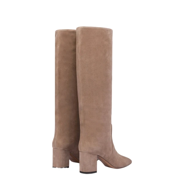 Anja 70 Boots in Taupe Suede - Image 3