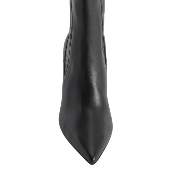 Anja 85 Ankle Boots in Black Leather - Image 5