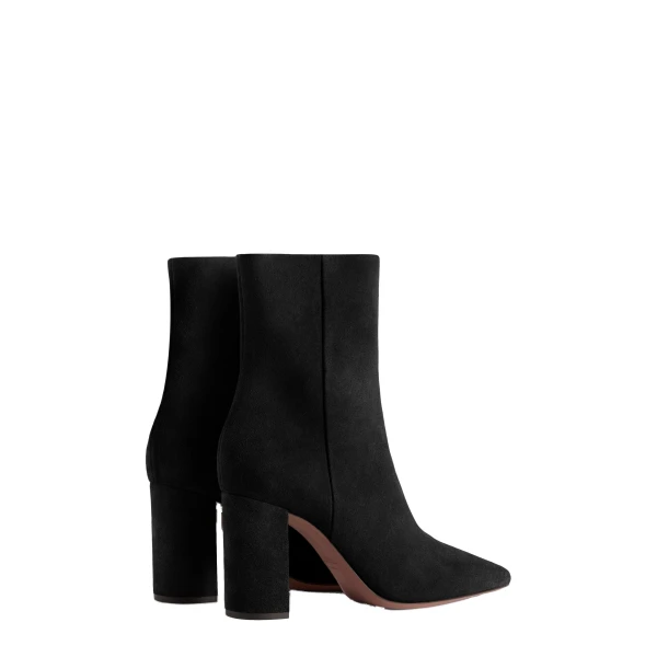 Anja 85 Ankle Boots in Black Suede - Image 3