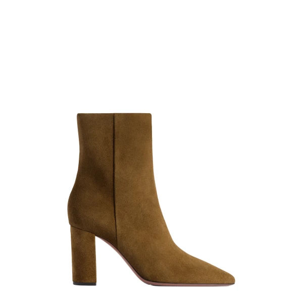 Paris Texas Anja 85 Ankle Boots in Tundra Suede