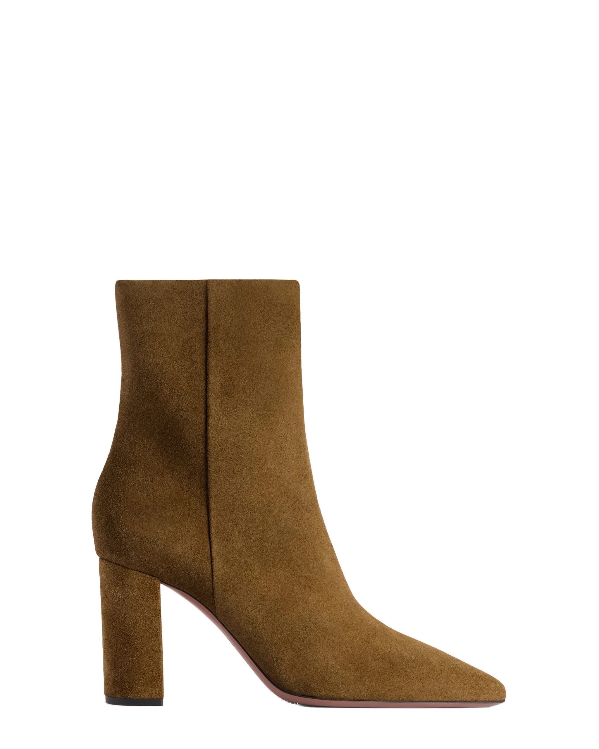 Paris Texas Anja 85 Ankle Boots in Tundra | Luxury Shoes Paris Texas Anja 85 Ankle Boots in Tundra Suede