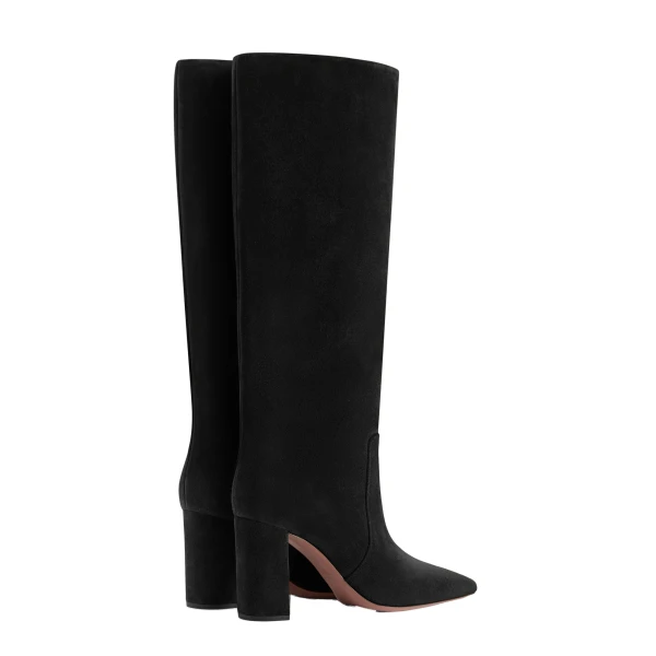 Anja 85 Boots in Black Suede - Image 3