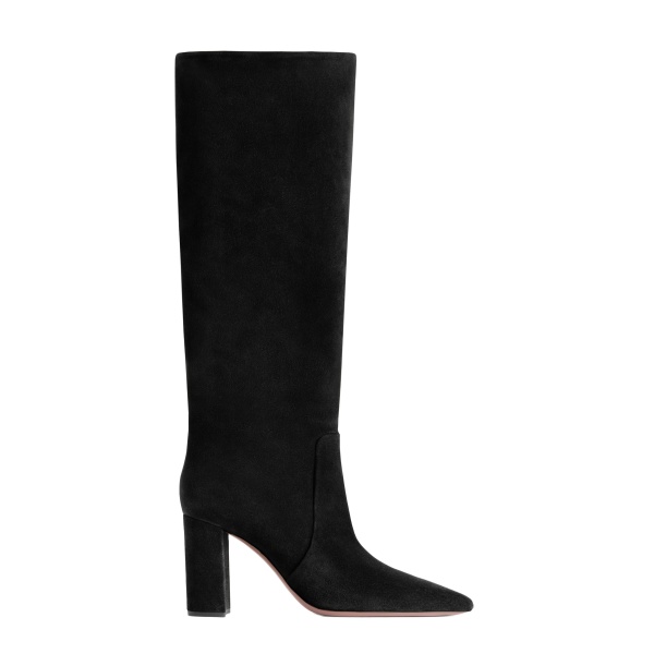 Paris Texas Anja 85 Boots in Black Suede