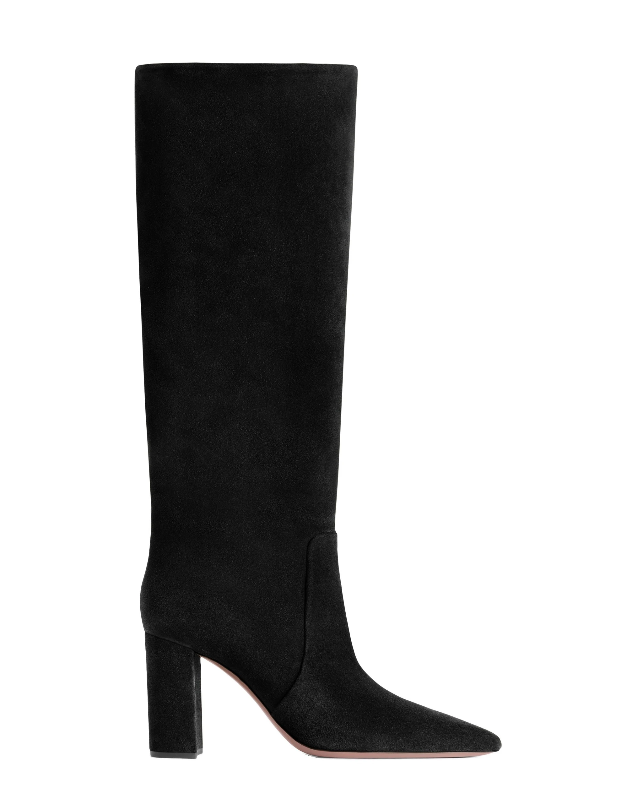 Paris Texas Anja 85 Boots in Black | Luxury Shoes Paris Texas Anja 85 Boots in Black Suede