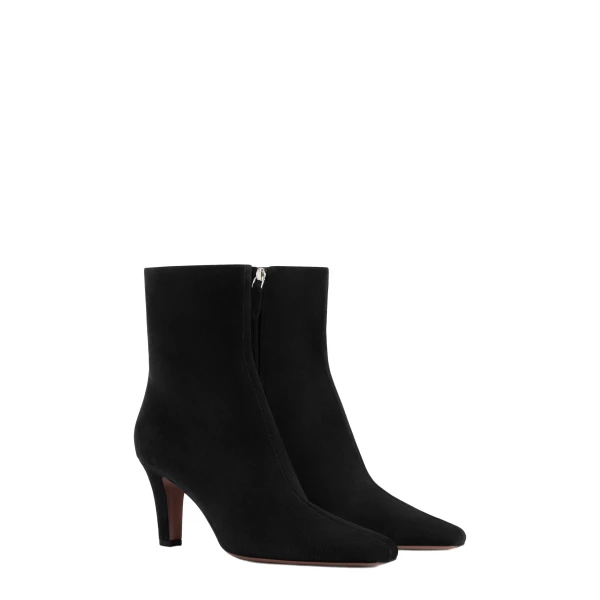 Belle 75 Ankle Boots in Black Suede - Image 2