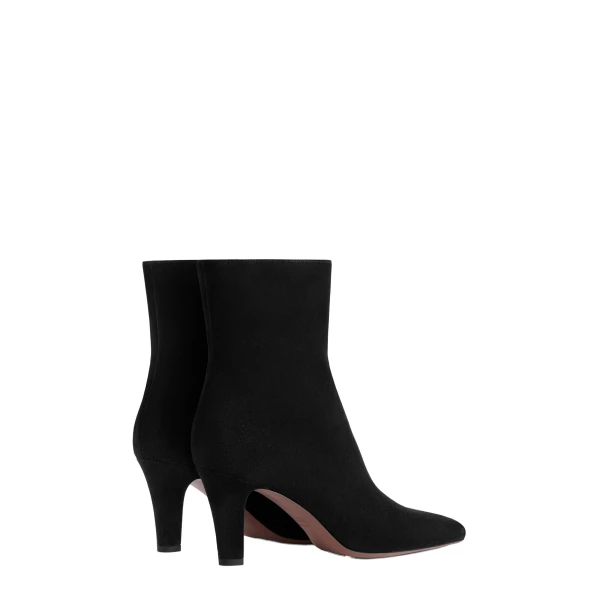Belle 75 Ankle Boots in Black Suede - Image 3