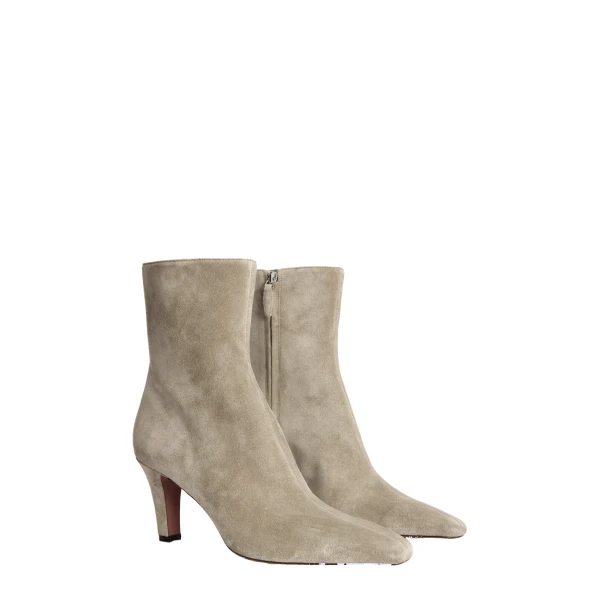 Belle 75 Ankle Boots in Stone Suede - Image 2