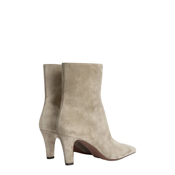 Belle 75 Ankle Boots in Stone Suede - Image 3