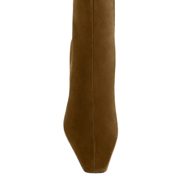Belle 75 Ankle Boots in Tundra Suede - Image 5