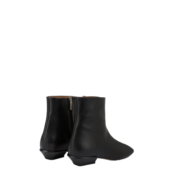 Bettina 25 Ankle Boots in Black Leather PX1561XVT01 - Image 3