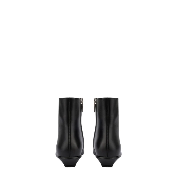 Bettina 25 Ankle Boots in Black Leather PX1561XVT01 - Image 4