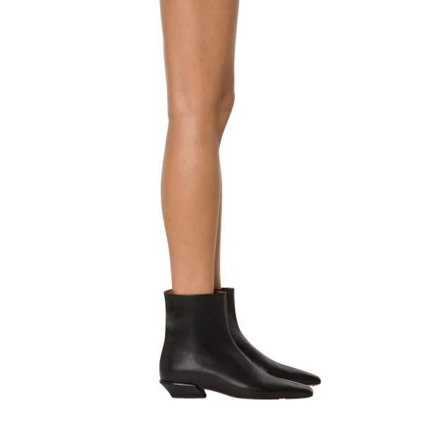 Bettina 25 Ankle Boots in Black Leather PX1561XVT01 - Image 6