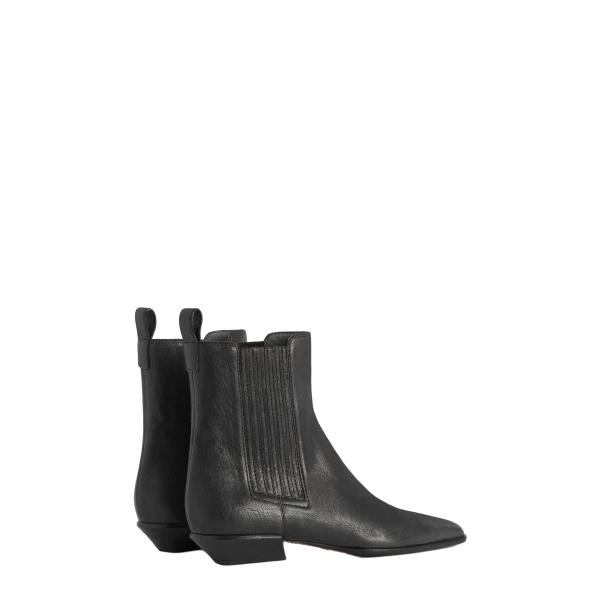 Bettina 25 Ankle Boots in Black Leather PX2058XFTWX - Image 3