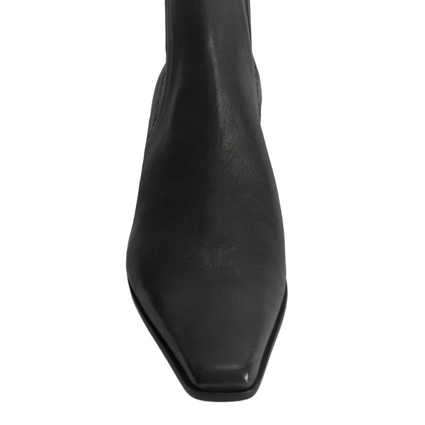 Bettina 25 Ankle Boots in Black Leather PX2058XFTWX - Image 5