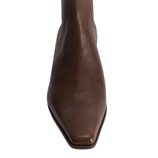Bettina 25 Ankle Boots in Ebano Leather - Image 5