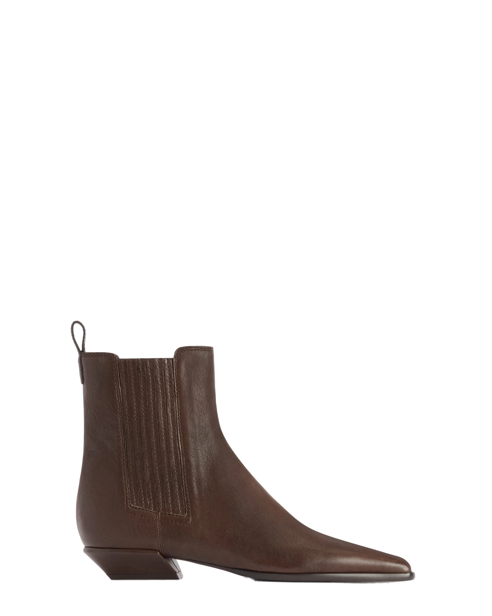 Paris Texas Bettina 25 Ankle Boots in Ebano | Luxury Shoes Paris Texas Bettina 25 Ankle Boots in Ebano Leather