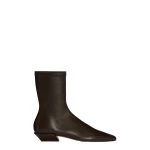 Paris Texas Bettina 25 Ankle Boots in Ebony Stretch Nappa Leather