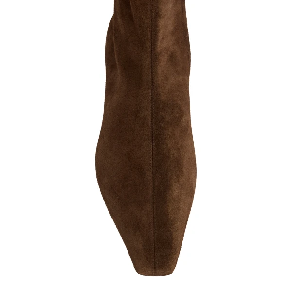 Bettina 25 Ankle Boots in Ebony Suede - Image 4