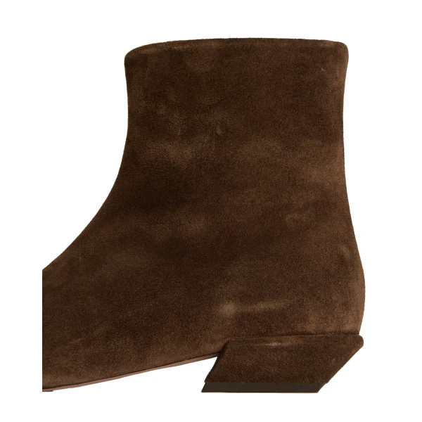 Bettina 25 Ankle Boots in Ebony Suede - Image 5