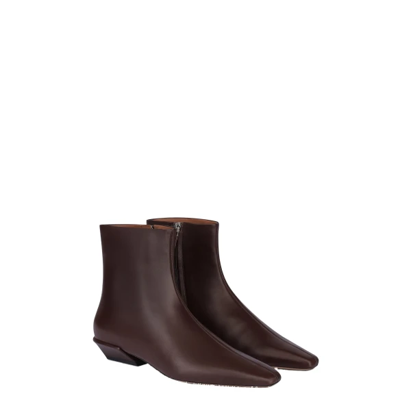 Bettina 25 Ankle Boots in Mocha Leather - Image 2