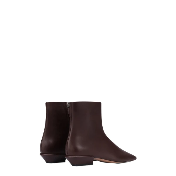 Bettina 25 Ankle Boots in Mocha Leather - Image 3