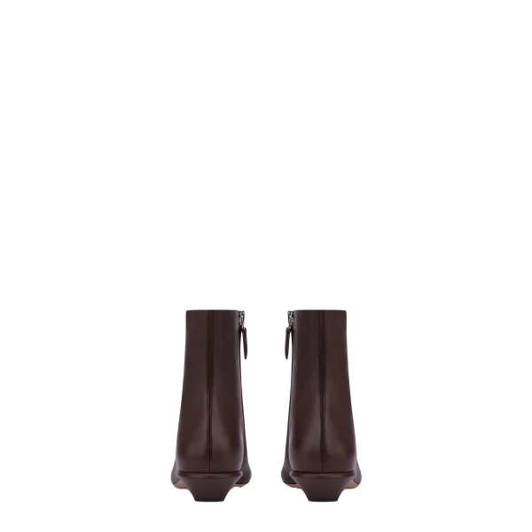 Bettina 25 Ankle Boots in Mocha Leather - Image 4
