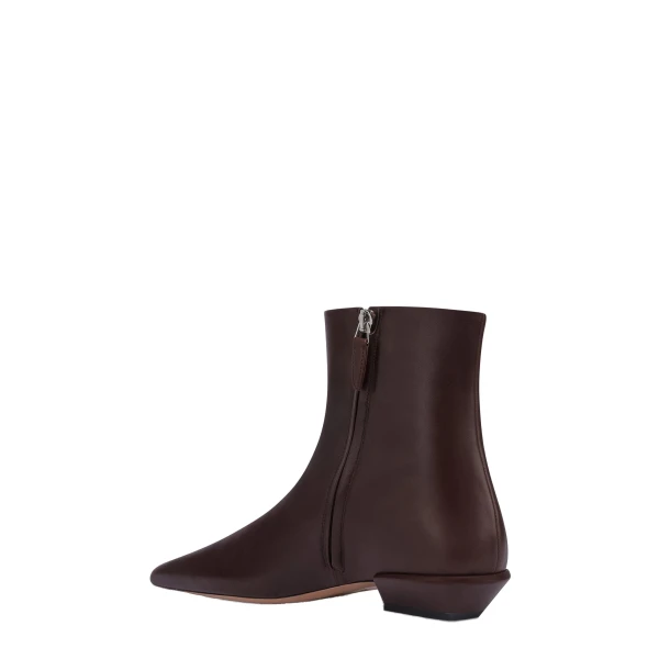 Bettina 25 Ankle Boots in Mocha Leather - Image 5