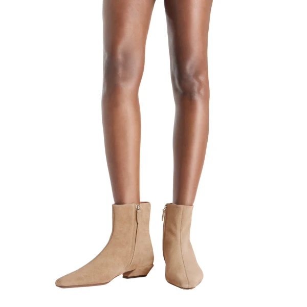 Bettina 25 Ankle Boots in Taupe Suede - Image 6