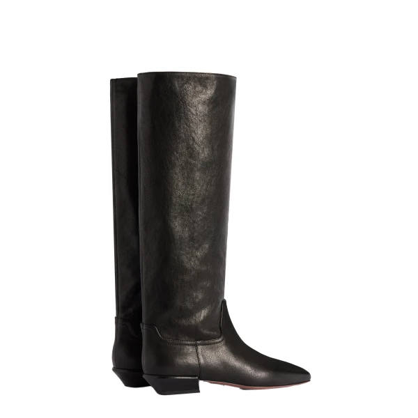 Bettina 25 Boots in Black Leather PX1363XFTWX - Image 3