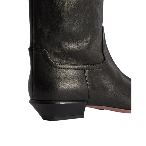 Bettina 25 Boots in Black Leather PX1363XFTWX - Image 4