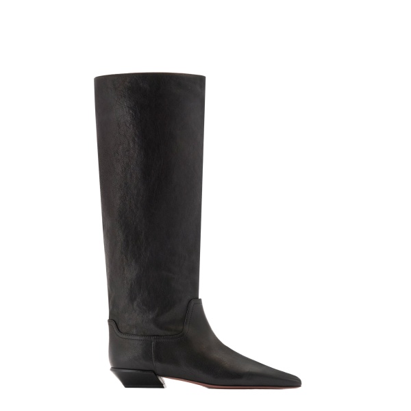 Paris Texas Bettina 25 Boots in Black Leather PX1363XFTWX