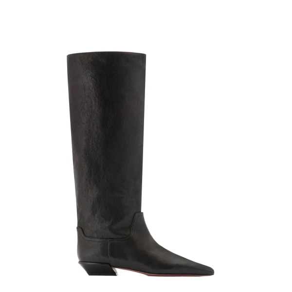Paris Texas Bettina 25 Boots in Black Leather PX1363XFTWX