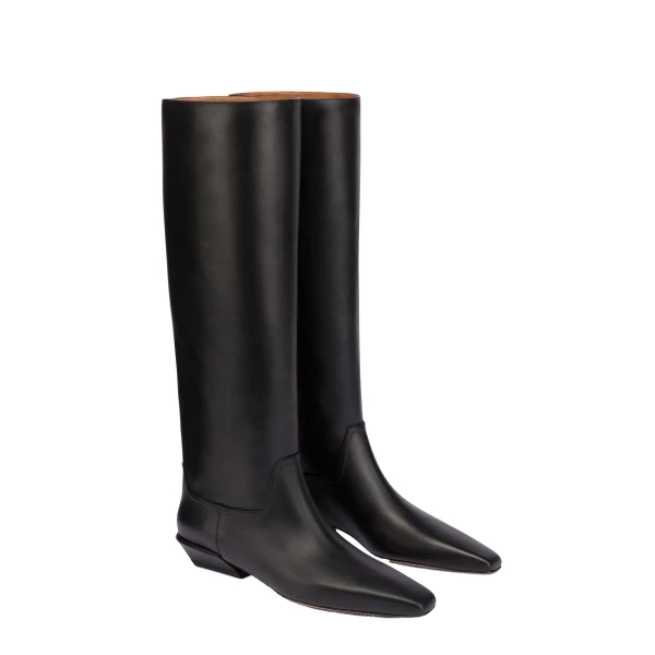 Bettina 25 Boots in Black Leather PX1363XVT01 - Image 2
