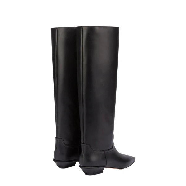 Bettina 25 Boots in Black Leather PX1363XVT01 - Image 3