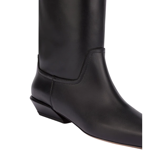 Bettina 25 Boots in Black Leather PX1363XVT01 - Image 5