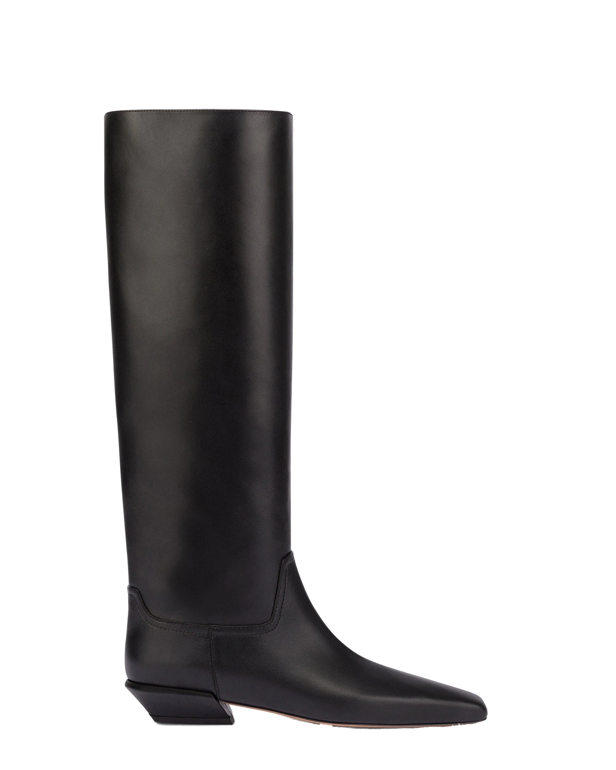 Paris Texas Bettina 25 Boots in Black PX1363XVT01 | Luxury Shoes Paris Texas Bettina 25 Boots in Black Leather PX1363XVT01