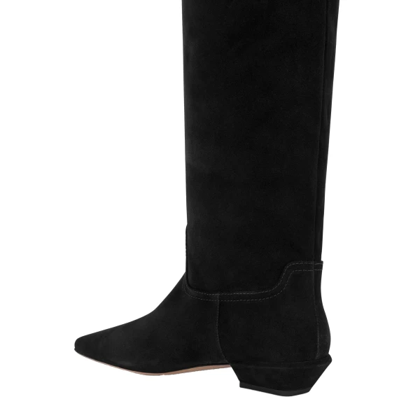 Bettina 25 Boots in Black Suede - Image 5